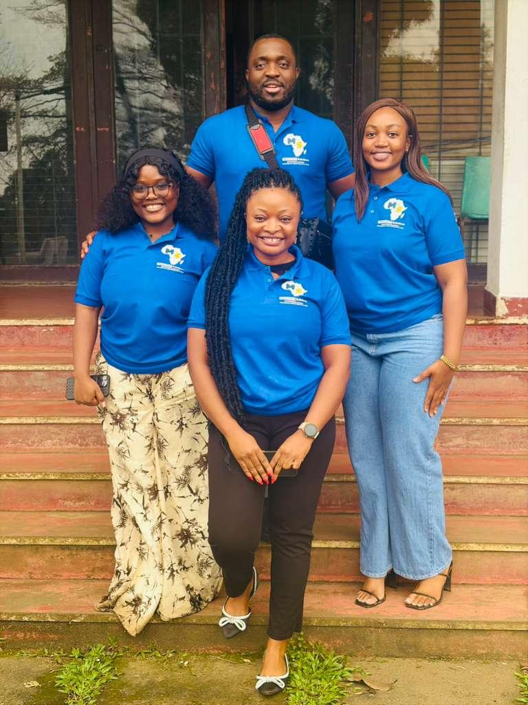 Mylestech team in Buea, Cameroon