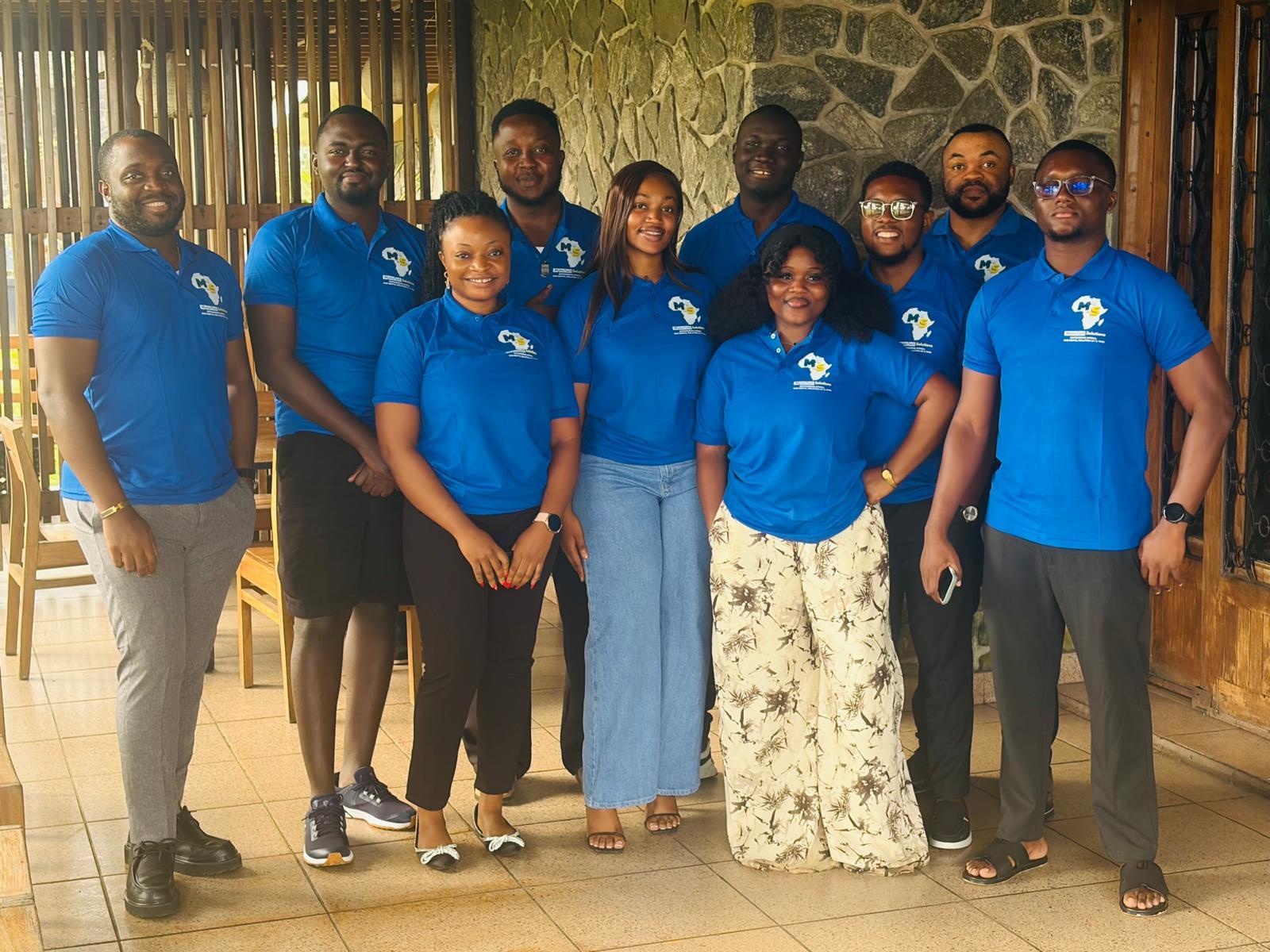 Mylestech team in Buea, Cameroon